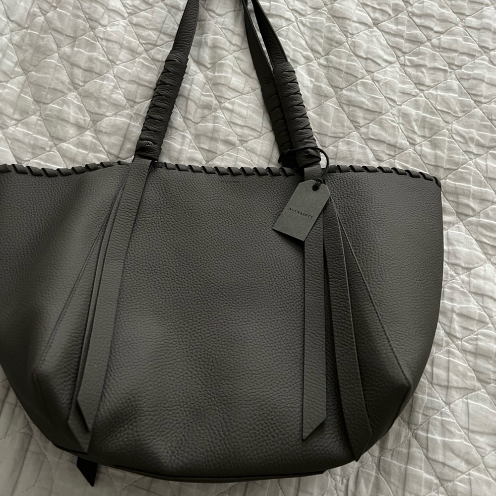 All Saints Gray Tote